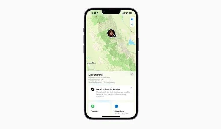 青浦苹果14维修分享iPhone14系列中 FindMy功能通过卫星分享位置方法教程 