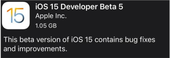 青浦苹果手机维修分享如何升级到iOS15.0 beta5 